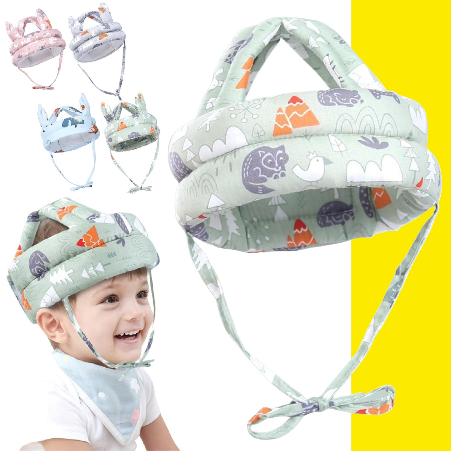 NUEVO GORRO PROTECTOR DE CABEZA PARA BEBÉS