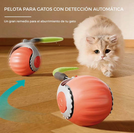NUEVA PELOTA INTELIGENTE CON COLA PARA GATO