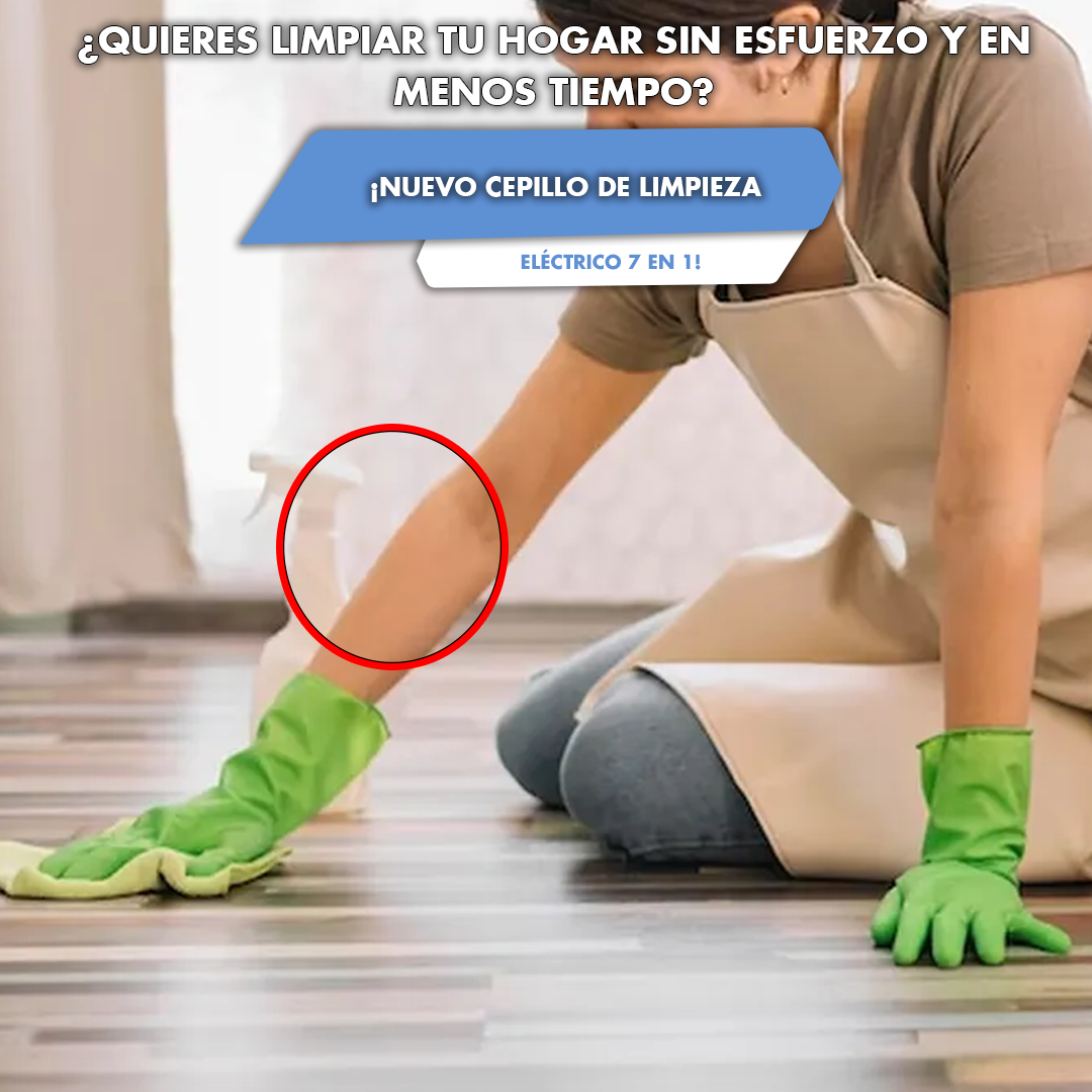 CEPILLO DE LIMPIEZA ELÉCTRICO 7 EN 1