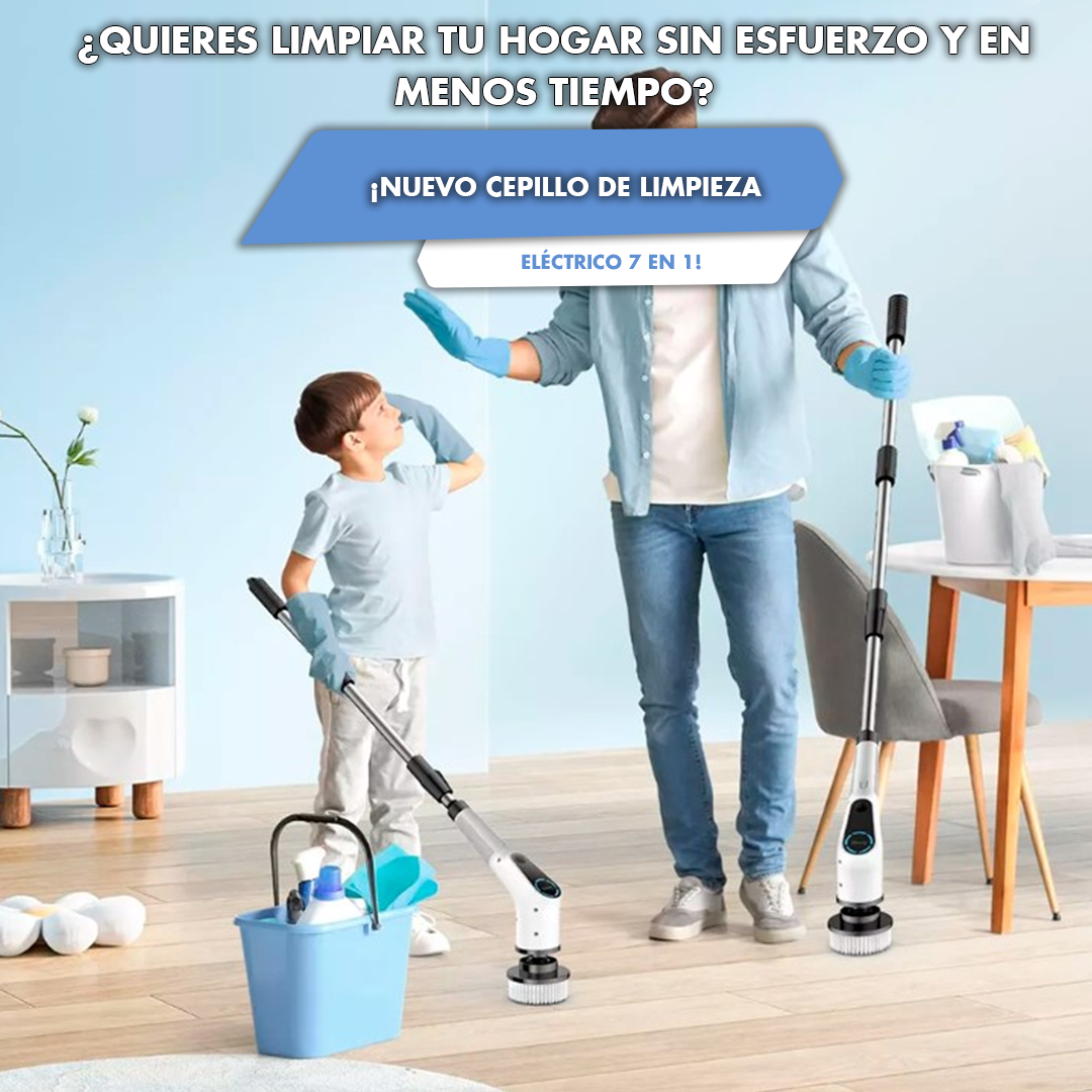 CEPILLO DE LIMPIEZA ELÉCTRICO 7 EN 1